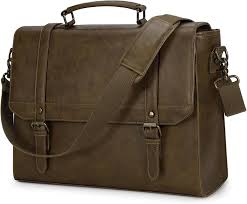 Bolso Bandolera Impermeable de Cuero PU para Hombre IGOLUMON