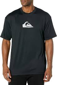 Camiseta Rashguard Quiksilver Solid Streak de Manga Corta