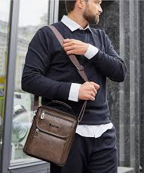 Bolso Bandolera de Piel para Hombre A-QMZL