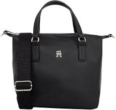 Bolso Tote Pequeño Negro Tommy Hilfiger Poppy