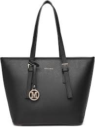 Bolso Negro Miss Lulu para Mujer: Ideal para Trabajo y Viajes