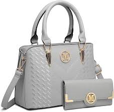 Bolso de Mano Miss Lulu con Logotipo M
