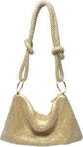 Clutch de Noche con Diamantes de Imitación para Mujer