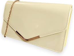 Bolso de Charol Elegante para Novia y Fiesta
