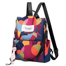 Bolso Mochila Impermeable para Mujer - Oxford