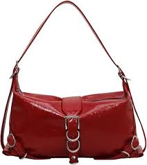 Bolso de Hombro Rojo Vasemystic: Moderno y Ligero para Mujer