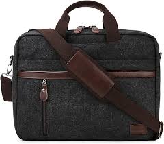 Bolso Bandolera Impermeable RAVUO para Laptop 17-17.3 Pulgadas