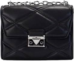 Bolso de Hombro Serena de Michael Kors - Negro