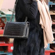 Bolso Bandolera Cocodrilo CRAZYCHIC para Mujer