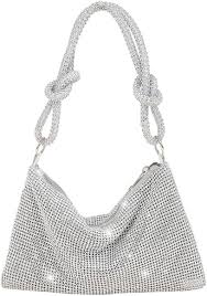 Bolso Cruzado de Noche con Diamantes de Imitación
