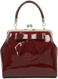 Bolso Rockabilly 50s Burdeos - Banned Apparel