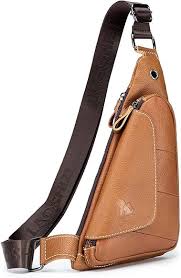 Bolsa de Pecho de Cuero Pundarika para Hombres