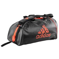 Bolsa de Deporte adidas 2en1 Unisex Negro/Naranja