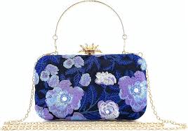 Bolsos de Mano Bordados con Cuentas para Mujer