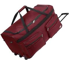 Bolso de Viaje XXL Rojo 160L con Ruedas y Asa