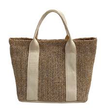 Bolso de Paja Tejido para Mujer Wnota