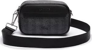 Bolso Reportero Lacoste NH3650LX Monogram Noir para Hombre