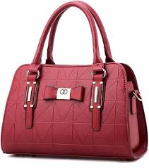 Bolso de Moda para Mujer - Capacidad Grande en Burdeos