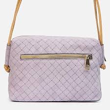 Bolso Bandolera Klhoe de Serraje Malva