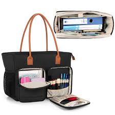 CURMIO Bolsa Profesional para Maestra - Compartimento para Portátil 15.6”