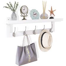 Perchero de Pared SMIBUY con Estante - Entrada Elegante