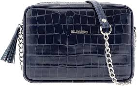 Bolso Bandolera Piel Cocodrilo El Potro
