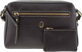 Bolso Bandolera de Piel Marrón El Potro