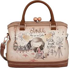 Anekke - Bolso de Poliéster para Mujer con Asa
