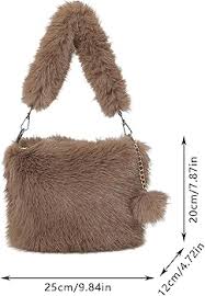 Bolso de Hombro Liso para Mujer - Vhersily