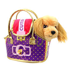 Valerie: Perrita de Peluche con Transportín