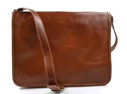 Bolso Messenger de Piel Unisex