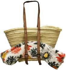 Bolso Playero de Mimbre Natural CAPAZO