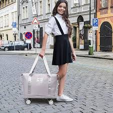 Bolsa de Viaje Plegable con Ruedas