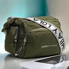 Bolso Multicierres Verde Oliva Bimba Y Lola
