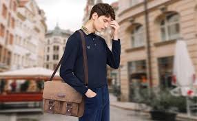 Bolso Retro de Hombro para Hombre POSSOBAG