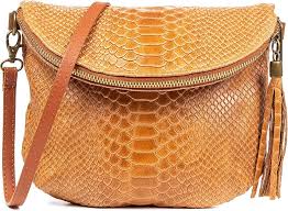 Bolso Bandolera de Piel Firenze Artegiani para Mujer - Ancona