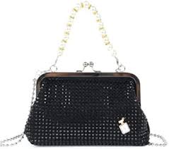 Bolso de Fiesta con Rianas de Cristal para Mujeres