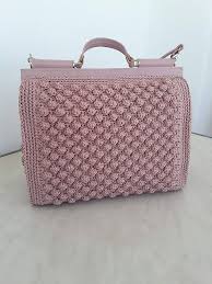 Bolso Sicily Grande Rosa-Palo