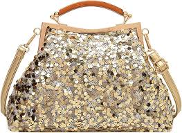 Bolso de Hombro con Lentejuelas para Mujer