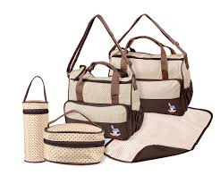 Bolso Cambiador Multifuncional Marrón