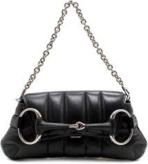 Bolso Gucci Horsebit Negro de Segunda Mano