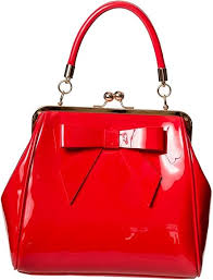 Bolso Vintage Rockabilly Brillante de los 50s