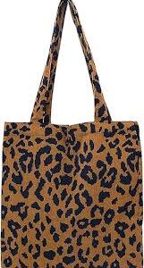 Bolso de Piel de Leopardo TULEBOLIAN - Grande y Versátil