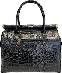 Bolso de Mano de Piel de Coco y Pelo Auténtico