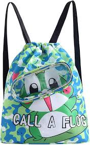 Mochila Rana Bean con Cordón para Natación