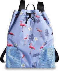 Bolsa de Gimnasio Impermeable con Asa y Cordón