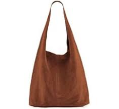 Bolso Saco de Piel Antelina para Mujer - Modelo Beige