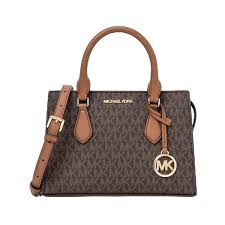 Bolso Vegano Marrón Michael Kors Sheila