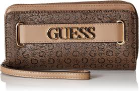 Cartera Guess Creswell SLG Multi Zip para Mujer - Café