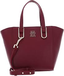 Bolso Tote Tommy Hilfiger TH Timeless Lady M Rouge